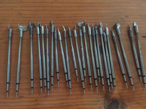 Lot Of 25 Mixed Tips For JBC HOT TWEEZERS And IRONS