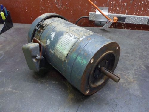 BALDOR 1HP DIRECT CURENT (D-C) MOTOR #523636J FR:56C 5328D VOLTS:90A/100F USED