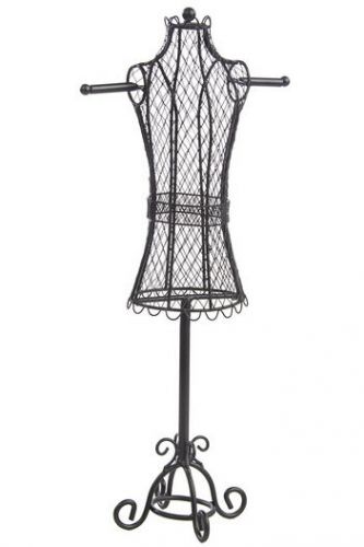 8.0&#034; x 18.0&#034; x 5.0&#034;, Jewelry Display Dress Form, Mesh Screen for Chains and Earr