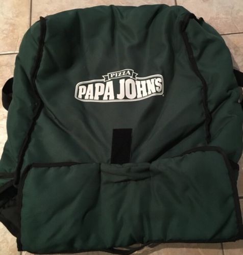 3 Papa Johns Pizza Insulated Hot Pizza Delivery Large Bag