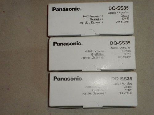 3 Panasonic DQ-SS35 staple