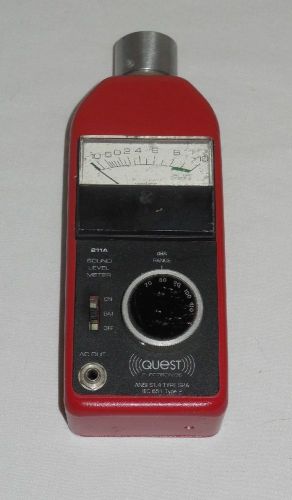 Rare Quest Electronics Model 211A/FS 211A FS Sound Level Meter