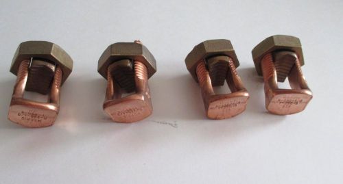 Morris split bolt connector r-250-4/0  - set of 4 for sale