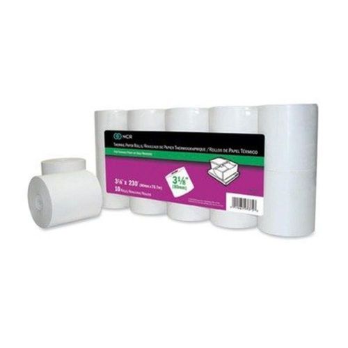 NCR 997375 NCR Point-of-Sale Thermal Paper Rolls 3 1/8&#034; x 230&#039; 10 Rolls