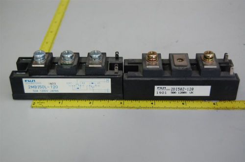 LOT OF 2 FUJI ELECTRIC IGBT &amp; POWER MODULES  2MBI50L-120 &amp; 2DI50Z-120