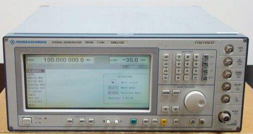 Rohde &amp; Schwarz SMIQ02E Signal generator w/opt B11 300Hz - 2.2 GHz