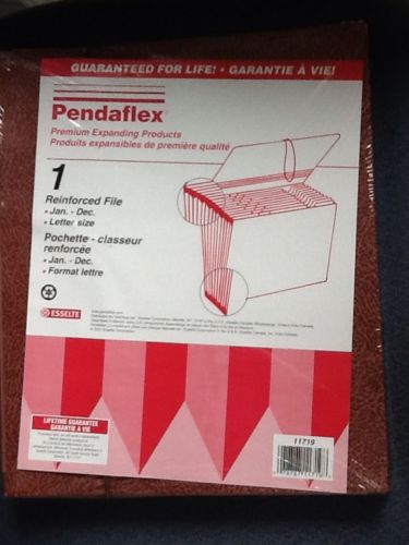 Pendaflex File Sorter New January - December Redwell File Jacket Letter Size