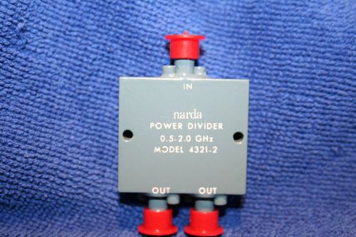 Narda Model 4321-2 Power Divider 0.5-2.0 GHz - New