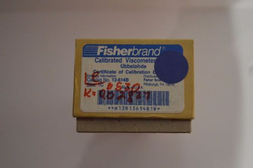 Fisherbrand Calibrated Viscometer Tube Cat # 13-614B