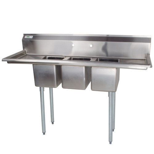 Eagle group 310 series convenience store sink 3 compartment - 310-10-3-12-x for sale