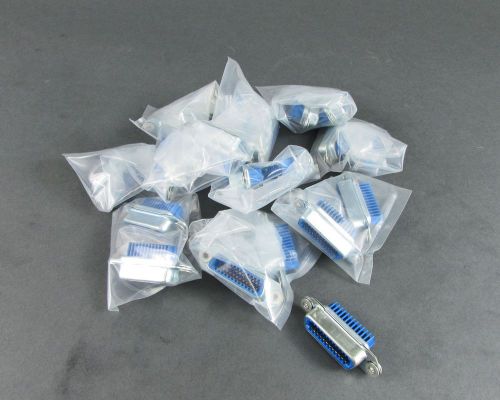 Lot of (20) 77-22240 trw cinch blue ribbon connectors w/ gold contacts ham radio for sale
