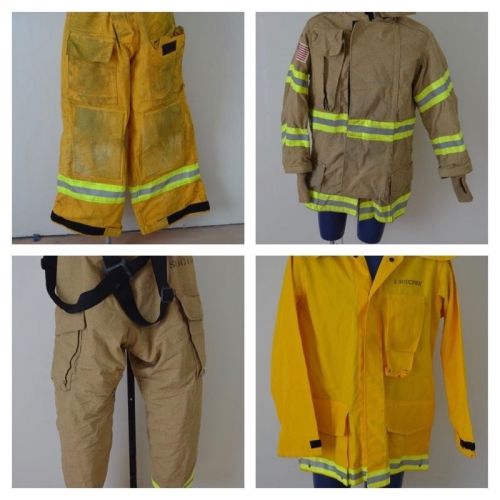 Janesville Lion Firefighter Jacket &amp; Pants, Flame Resistant Nomex Shirt &amp; Pants