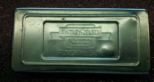 Whitney - Jensen punch no.5 jr.  Metal working tools and machinery