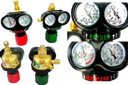 Pro edge replacement oxygen and acetylene regulators for victor type for sale