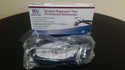 BV Medical Sparague Rappaport Type Professional Stethoscope Navy Blue