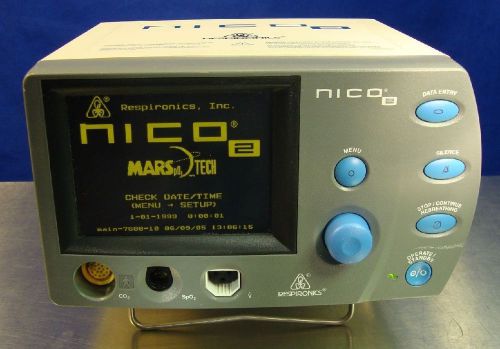 Respironics/Novametrix NICO2 Cardiopulmonary CO2 Monitor NICO 2