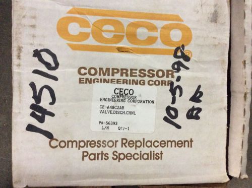 CECO Compressor Engineering CE-A48C2AB Valve Discharge Chnl P#56393