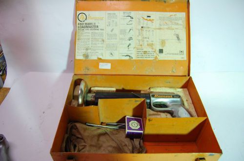 Ramset 122MD Hammer Nail Gun Powder Actuated Tool in Metal Storage Box