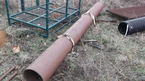 Steel Pipe  12&#034; diameter   13&#039; 6&#034; long  5/8&#034; thickness wall
