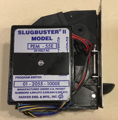 New Slugbuster Model II PEM - 55E 01-2055-1000E Car Wash Coin Token Accepter