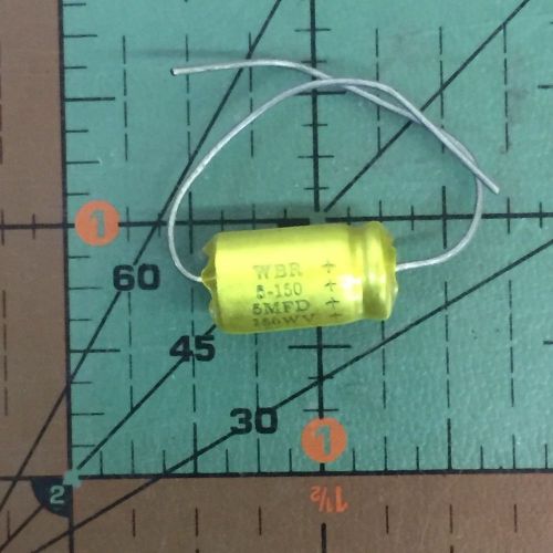 Cornell Dubilier Axial Capacitor 5uF 150v WBR5-150 Industrial Grade CDE NOS