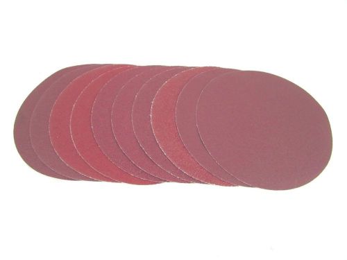 10pc 7&#034; Variety Velcro Hook &amp; Loop Sanding Discs Aluminum Oxide Sandpaper