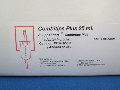 Eppendorf Combitips Plus 25mL  # 2226655-1 (Qty 25)