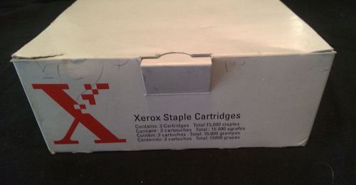 Brand New Genuine Xerox 108R00493 3 Staple Cartridges With 15K Staples