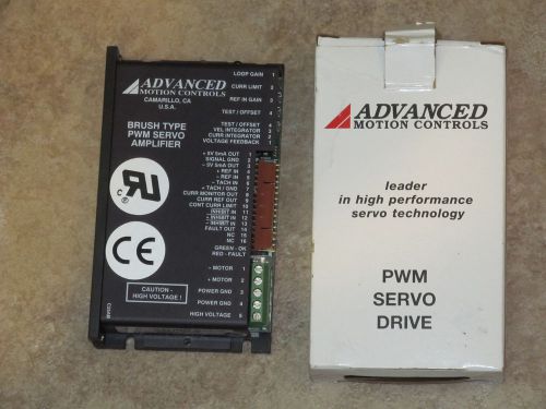 Advanced Motion Controls 12A8E Brush Type PWM Servo Amplifier