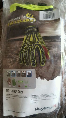 Oil Field safety Mechanics Gloves HexArmor Rig Lizard gloves