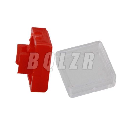BQLZR Square Plastic Switch Caps Set of 100