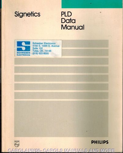 SIGNETICS Data Book 1989 PLD Data Manual