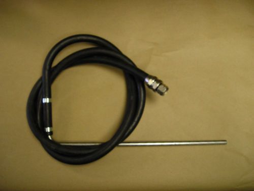 Bedford ,binks 4&#039; 3/8&#034;id x 14.75&#034; ss siphon fluid hose assy. for 5 gal. bucket for sale