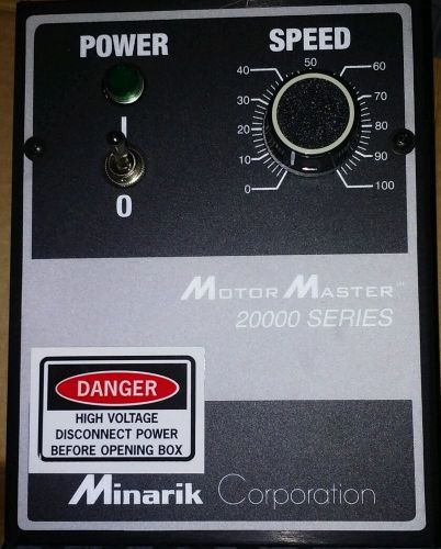 Minarik Motor Master Model MM23101C DC Drive 20000 Series