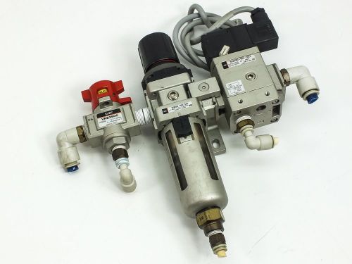 Smc pneumatic vhs3500 lockout naw3000 regulator nav3000 valve for sale