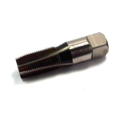 Uct pipe tap 3/8-18 4fl hss npsf straight 2-1/2&#034; oal &lt;438&gt; for sale