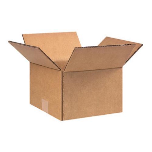 Heavy-duty double wall cardboard boxes 9&#034; x 9&#034; x 6 1/2&#034; (bundle of 25) for sale