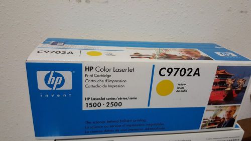 HP Ink cartridge, Yellow Laserjet, model # C9702A