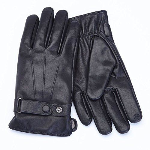 Royce Leather Mens Lambskin Touchscreen Gloves Large