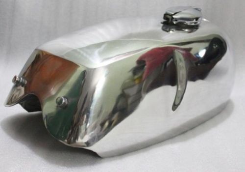 NORTON COMMANDO ROADSTER COMBAT ALUMINUM ALLOY GAS FUEL PETROL TANK POLISHED