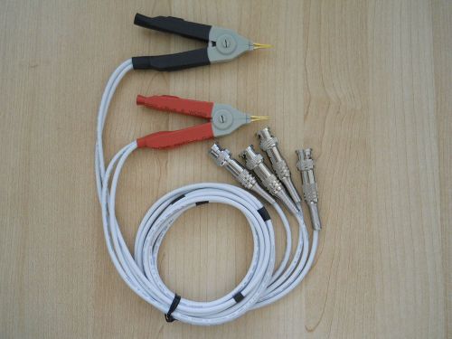 NEW KELVIN CLIP/CLIPPER BNC TEST CABLE - LCR/RCL METER