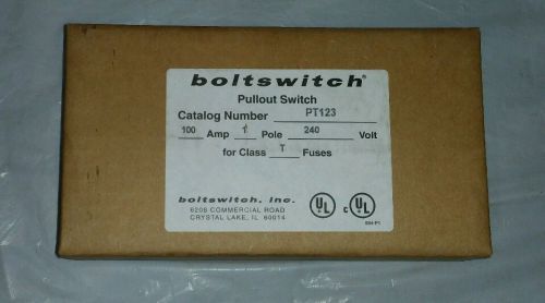*LOT OF 3 Brand New in Box* Boltswitch PT123 100A