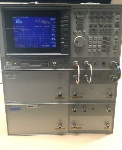 Agilent HP 8542E EMI Receiver WITH 2 X  HP RF 85460A  FILTER SECTIONS INCLUDED