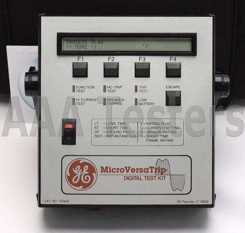 GE General Electric TVRMS MicroVersaTrip RMS-9 &amp; Epic Digital Test Kit