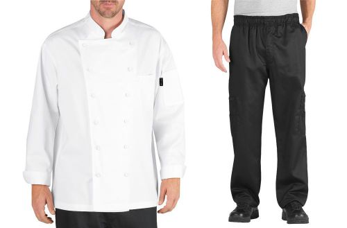 Chef Code Executive Chef Uniform Set Chef Coat and Cargo Pants CC103-202