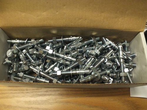 100 Carbon Steel Wedge Anchors 3/8 x3