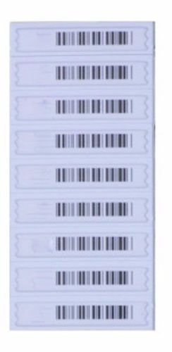 EAS 5,000 AM Labels Sensormatic/Tyco UltraStrip® III comparable, Fake Barcode