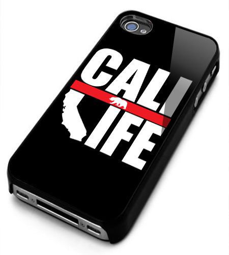 California Life Heart Love Cover Smartphone iPhone 4,5,6 Samsung Galaxy