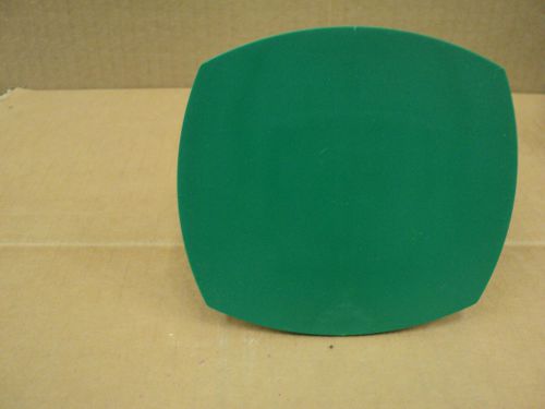 (1ps) Green Plastic Hitch Tube Cover - Blank    4 1/4&#034;  X   4&#034;    (NO PIN)