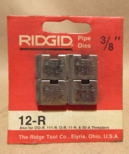 NEW RIDGID PIPE DIE 3/8&#034;  FITS 11R 00R 111R 12R  THREADER